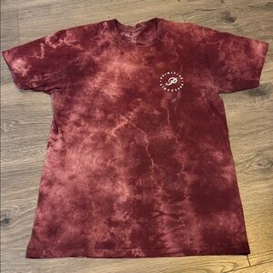 Primitive Maroon Tie-Dye Short Sleeve Tee